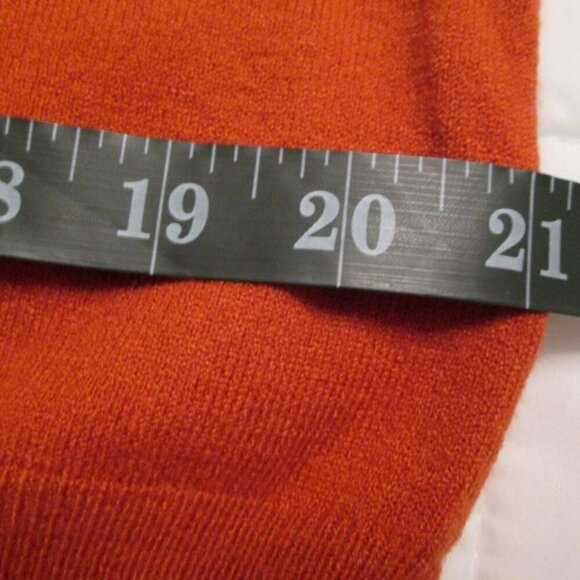 Love Ellie Rust V-Neck Criss Cross Back Lightweight Sweater-XL-NWOT - Picture 10 of 13
